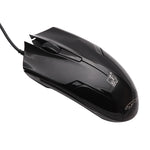 Chasing Leopard 119 เมาส์เกมออปติคอล USB แบบมีสาย ความยาวสาย: 1.45 ม., 119 สีดำ, 119 สีดำเจ็ท, 119 สีขาว
