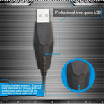 Chasing Leopard 129 เมาส์เกมออปติคอล USB แบบมีสายพร้อมถ่วงน้ำหนัก ความยาวสาย: 1.3 ม., 129