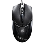 Chasing Leopard 179 เมาส์เกมออปติคอล USB แบบมีสาย ความละเอียด 1600 DPI ปรับได้ 3 ระดับ ความยาวสาย: 1.3 ม., 179
