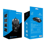 Chasing Leopard 179 เมาส์เกมออปติคอล USB แบบมีสาย ความละเอียด 1600 DPI ปรับได้ 3 ระดับ ความยาวสาย: 1.3 ม., 179