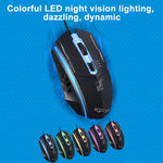 Chasing Leopard 199 เมาส์เกมออปติคอล USB แบบมีสาย ความละเอียด 1600 DPI ปรับได้ 3 ระดับ พร้อมไฟ LED หลัง ความยาวสาย: 1.3 ม., 199 สีดำ, 199