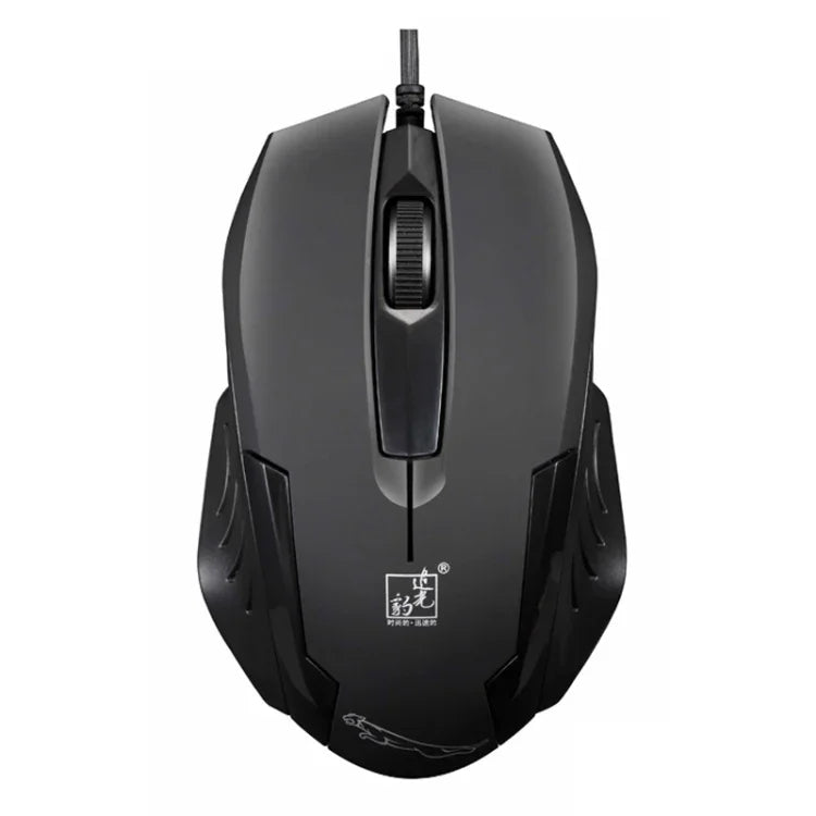Chasing Leopard 512G เมาส์เกมออปติคอล USB แบบมีสายผิวด้าน ความยาวสาย: 1.3 ม., 512G
