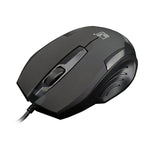 Chasing Leopard 512G เมาส์เกมออปติคอล USB แบบมีสายผิวด้าน ความยาวสาย: 1.3 ม., 512G