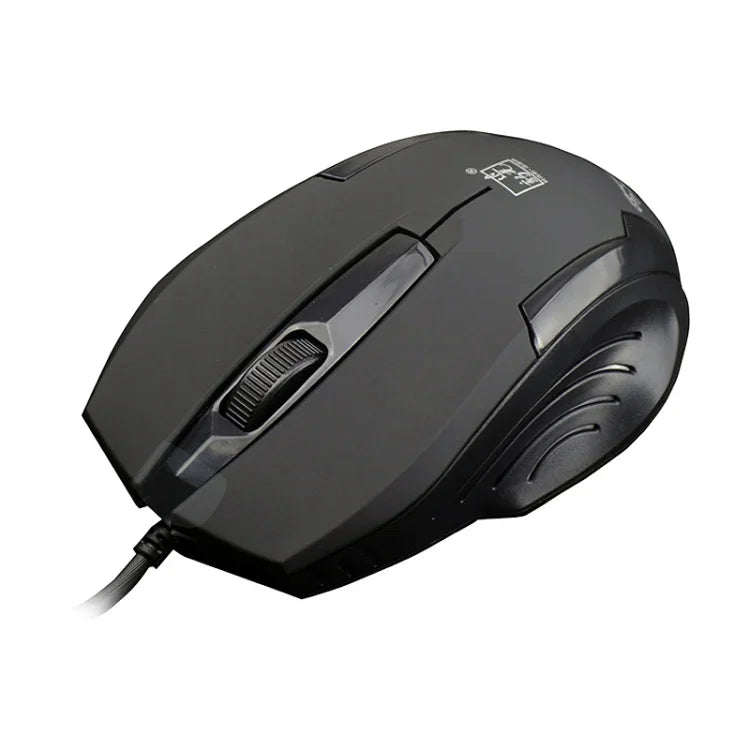 Chasing Leopard 512G เมาส์เกมออปติคอล USB แบบมีสายผิวด้าน ความยาวสาย: 1.3 ม., 512G