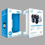 Chasing Leopard K1 เมาส์เกมออปติคอล USB แบบมีสาย ความละเอียด 1600 DPI ปรับได้ 3 ระดับ พร้อมไฟ LED หลังและโหมดเงียบ ความยาวสาย: 1.3 ม.
