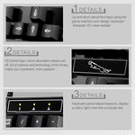 Chasing Leopard Q17 คีย์บอร์ดเกมออฟฟิศ USB แบบมีสาย 104 ปุ่ม พร้อมเมาส์แบบสมมาตร ชุดสายคีย์บอร์ดยาว 1.4 ม., สายเมาส์ยาว 1.3 ม., Q17 สีดำ, Q17 สีขาว