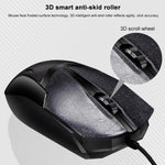 Chasing Leopard Q17 คีย์บอร์ดเกมออฟฟิศ USB แบบมีสาย 104 ปุ่ม พร้อมเมาส์แบบสมมาตร ชุดสายคีย์บอร์ดยาว 1.4 ม., สายเมาส์ยาว 1.3 ม., Q17 สีดำ, Q17 สีขาว