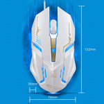 Chasing Leopard V17 เมาส์เกมออปติคอล USB แบบมีสาย ความละเอียด 2400 DPI ปรับได้ 4 ระดับ พร้อมไฟ LED แบบหายใจ ความยาวสาย: 1.45 ม., V17, V17 สีดำเจ็ท
