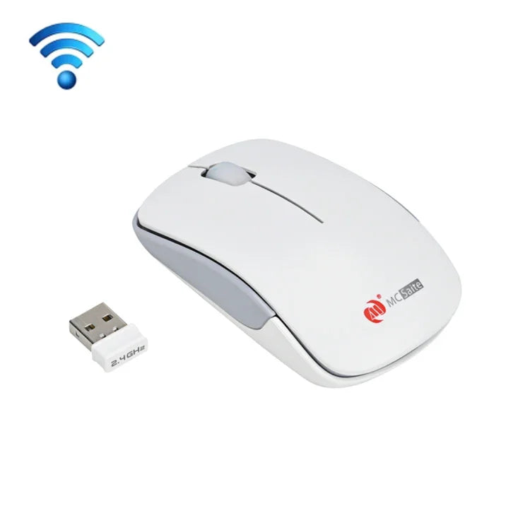 เมาส์ไร้สาย MC Saite MC-367 2.4GHz พร้อมตัวรับ USB สำหรับคอมพิวเตอร์ PC แล็ปท็อป