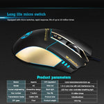 Apedra iMICE A5 High Precision Gaming Mouse LED four color controlled breathing light USB 7 Buttons 3200 DPI Wired Optical Gaming Mouse for Computer PC Laptop, iMICE A5