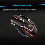 เมาส์เกมมิ่ง Apedra iMICE A9 ความแม่นยำสูง ไฟ LED หายใจควบคุมสีสี่สี USB 6 ปุ่ม 3200 DPI เมาส์เกมมิ่งแบบมีสายสำหรับคอมพิวเตอร์ PC แล็ปท็อป, iMICE A9