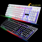 คีย์บอร์ดเกมมิ่ง ZGB G20 104 ปุ่ม USB แบบมีสาย สัมผัสเหมือนกลไก พร้อมไฟเรืองแสง