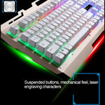 คีย์บอร์ดเกมมิ่ง ZGB G700 104 ปุ่ม USB แบบมีสาย สัมผัสเหมือนกลไก แผงโลหะแขวน พร้อมที่วางโทรศัพท์