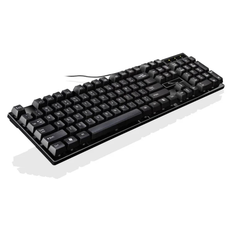 คีย์บอร์ดเกมมิ่งและสำนักงาน ZGB Q17 104 ปุ่ม USB แบบมีสาย แขวน สำหรับแล็ปท็อป PC