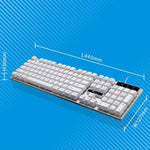 คีย์บอร์ดเกมมิ่งและสำนักงาน ZGB Q17 104 ปุ่ม USB แบบมีสาย แขวน สำหรับแล็ปท็อป PC