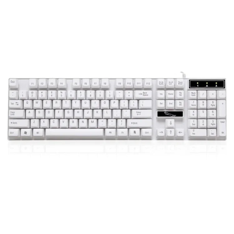 คีย์บอร์ดเกมมิ่งและสำนักงาน ZGB Q17 104 ปุ่ม USB แบบมีสาย แขวน สำหรับแล็ปท็อป PC