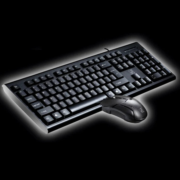 ชุดคีย์บอร์ดเกมมิ่งมืออาชีพลายตาราง Chasing Leopard Q9 1600 DPI พร้อมเมาส์ออปติคอล