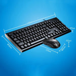 ชุดคีย์บอร์ดเกมมิ่งมืออาชีพลายตาราง Chasing Leopard Q9 1600 DPI พร้อมเมาส์ออปติคอล