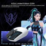 เมาส์เกมมิ่งไร้สาย Logitech K/DA G304 LIGHTSPEED