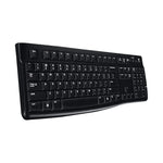 คีย์บอร์ดแบบมีสายกันน้ำกระเซ็น Logitech K120 USB สำหรับคอมพิวเตอร์ตั้งโต๊ะ/แล็ปท็อป, Logitech K120