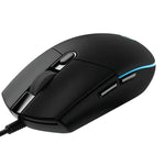 เมาส์เกมมิ่งออปติคอลแบบมีสาย Logitech G102 6 ปุ่ม ไฟ RGB 6000DPI ปรับความเร็วได้ 5 ระดับ ความยาวสาย: 2 เมตร, G102, G102 (สีขาว)