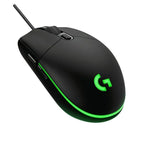 เมาส์เกมมิ่งออปติคอลแบบมีสาย Logitech G102 6 ปุ่ม ไฟ RGB 6000DPI ปรับความเร็วได้ 5 ระดับ ความยาวสาย: 2 เมตร, G102, G102 (สีขาว)