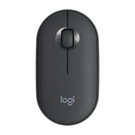 เมาส์ออปติคอลไร้สายบลูทูธ Logitech Pebble รูปก้อนหินบาง 3 ปุ่ม 1000DPI เงียบ ระยะไร้สาย: 10 เมตร