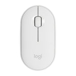 เมาส์ออปติคอลไร้สายบลูทูธ Logitech Pebble รูปก้อนหินบาง 3 ปุ่ม 1000DPI เงียบ ระยะไร้สาย: 10 เมตร