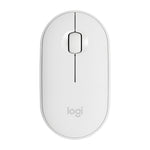 เมาส์ออปติคอลไร้สายบลูทูธ Logitech Pebble รูปก้อนหินบาง 3 ปุ่ม 1000DPI เงียบ ระยะไร้สาย: 10 เมตร