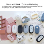 เมาส์ออปติคอลไร้สายบลูทูธ Logitech Pebble รูปก้อนหินบาง 3 ปุ่ม 1000DPI เงียบ ระยะไร้สาย: 10 เมตร