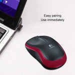 เมาส์ออปติคอลไร้สาย Logitech M185 2.4GHz 3 ปุ่ม 1000DPI ระยะไร้สาย: 10 เมตร