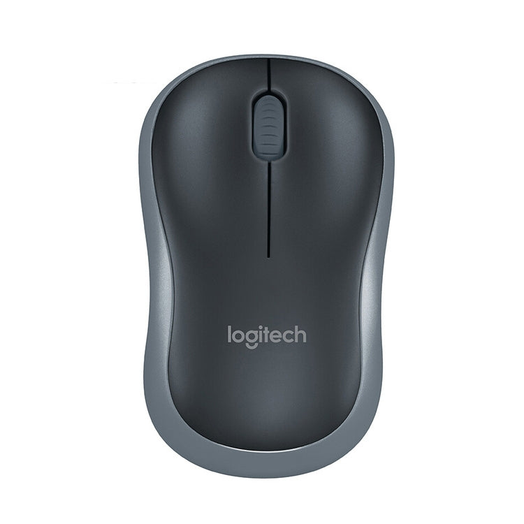 เมาส์ไร้สาย Logitech M186 ประหยัดพลังงานสำหรับสำนักงาน USB สำหรับแล็ปท็อป คอมพิวเตอร์ตั้งโต๊ะ สากล