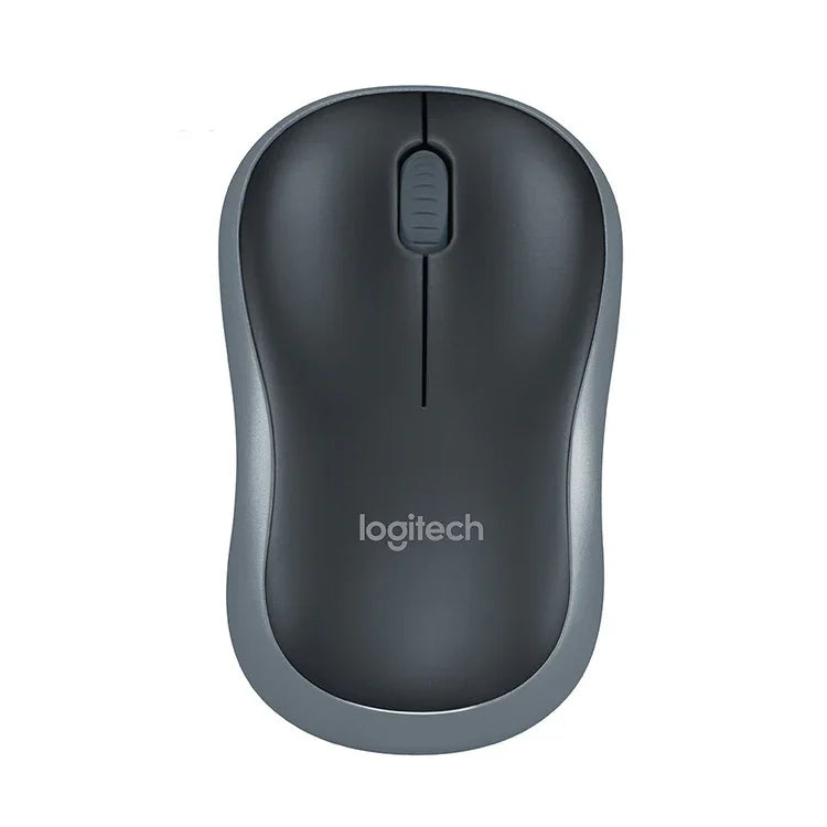 เมาส์ไร้สาย Logitech M186 ประหยัดพลังงานสำหรับสำนักงาน USB สำหรับแล็ปท็อป คอมพิวเตอร์ตั้งโต๊ะ สากล