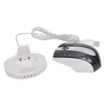เมาส์ออปติคอลไร้สายชาร์จได้ MZ-011 2.4GHz 1600DPI พร้อมฟังก์ชัน HUB, สีดำ, ดำเงิน, ขาว + น้ำเงินรอยัล, ขาวมุก, น้ำเงิน, เงิน