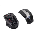 เมาส์ออปติคอลไร้สายชาร์จได้ MZ-011 2.4GHz 1600DPI พร้อมฟังก์ชัน HUB, สีดำ, ดำเงิน, ขาว + น้ำเงินรอยัล, ขาวมุก, น้ำเงิน, เงิน