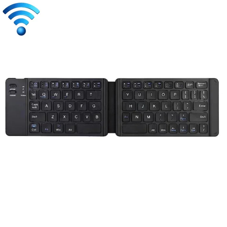 คีย์บอร์ดไร้สาย Bluetooth พับได้ K018 ชาร์จ USB 67 ปุ่ม