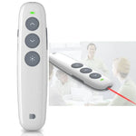 Doosl DSIT007 ปากการีโมทไร้สายชาร์จไฟได้สำหรับการนำเสนอ Powerpoint 2.4GHz ระยะควบคุม: 10m (สีขาว), DSIT007