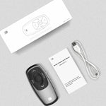 Doosl DSIT011 รีโมทควบคุมการนำเสนอ PowerPoint ขนาดเล็กชาร์จไฟได้ 2.4GHz ระยะควบคุม: 100m (สีดำ)