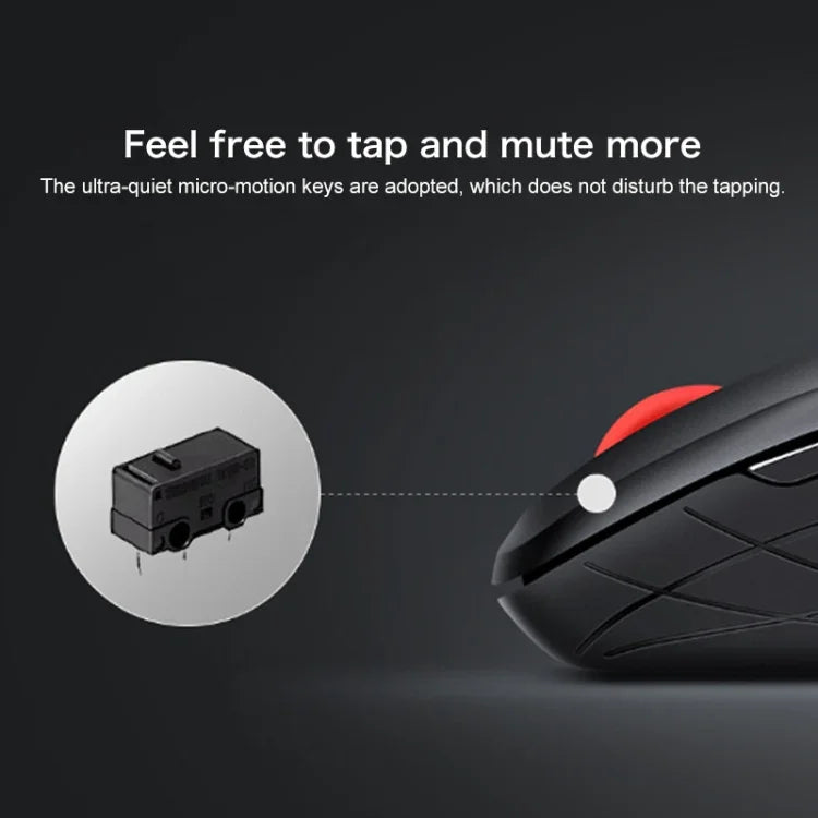 เมาส์บลูทูธไร้สาย Lenovo ThinkLife โหมดคู่ พร้อมฟังก์ชันปิดเสียง, ThinkLife