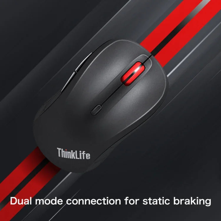 เมาส์บลูทูธไร้สาย Lenovo ThinkLife โหมดคู่ พร้อมฟังก์ชันปิดเสียง, ThinkLife