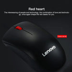เมาส์ไร้สาย Lenovo M120 Pro สีแดงแฟชั่นสำหรับสำนักงาน, เมาส์ไร้สาย M120 Pro