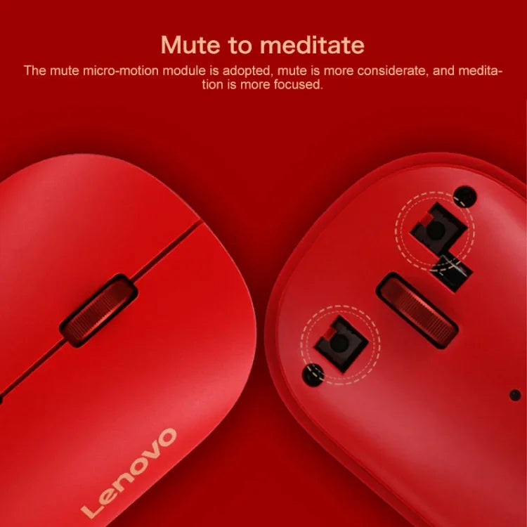 เมาส์ไร้สาย Lenovo Air Handle น้ำหนักเบา พกพาสะดวก พร้อมฟังก์ชันปิดเสียง รุ่น Blessing Mouse, เมาส์ไร้สาย รุ่น Blessing Mouse