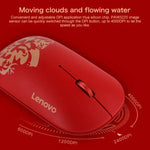 เมาส์ไร้สาย Lenovo Air Handle น้ำหนักเบา พกพาสะดวก พร้อมฟังก์ชันปิดเสียง รุ่น Blessing Mouse, เมาส์ไร้สาย รุ่น Blessing Mouse