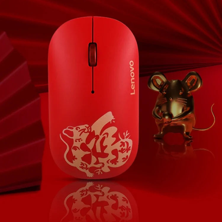 เมาส์ไร้สาย Lenovo Air Handle น้ำหนักเบา พกพาสะดวก พร้อมฟังก์ชันปิดเสียง รุ่น Blessing Mouse, เมาส์ไร้สาย รุ่น Blessing Mouse