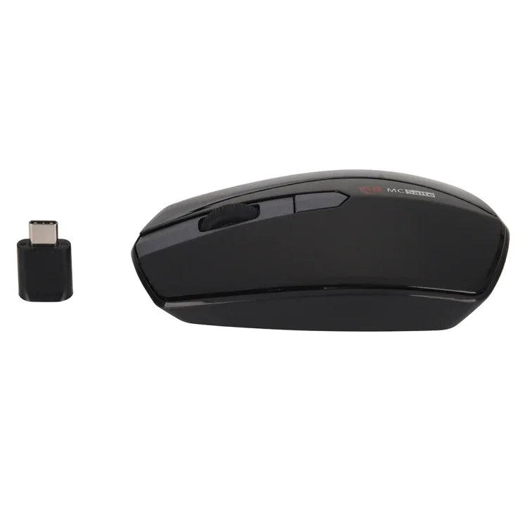 เมาส์ออปติคอลไร้สาย MCSaite MC-369AG USB-C / Type-C 1600DPI ปรับความเร็วได้ 3 ระดับ 4 ปุ่ม