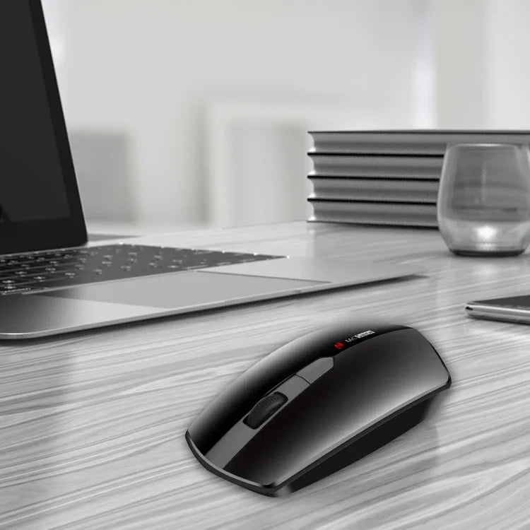 เมาส์ออปติคอลไร้สาย MCSaite MC-369AG USB-C / Type-C 1600DPI ปรับความเร็วได้ 3 ระดับ 4 ปุ่ม