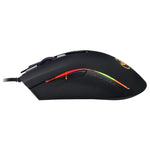 เมาส์เกมมีสาย HXSJ A869 ไฟสีสันสดใส 7 ปุ่ม ปรับความละเอียด 3200 DPI ดีไซน์ตามหลักสรีรศาสตร์, A869