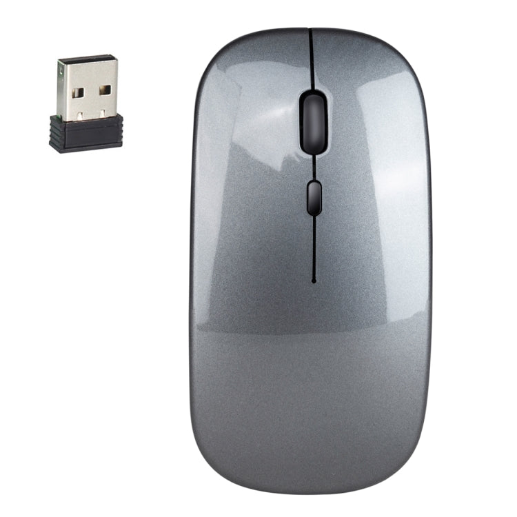 เมาส์ออปติคอลไร้เสียงไร้สาย 2.4GHz ปรับความละเอียด 1600DPI 3 ระดับ HXSJ M80 สีทอง ทองกุหลาบ เงิน ขาว ดำ เทา