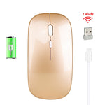 เมาส์ออปติคอลไร้เสียงไร้สาย 2.4GHz ปรับความละเอียด 1600DPI 3 ระดับ HXSJ M80 สีทอง ทองกุหลาบ เงิน ขาว ดำ เทา