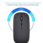 เมาส์ออปติคอลไร้เสียงไร้สาย 2.4GHz ปรับความละเอียด 1600DPI 3 ระดับ HXSJ M80 สีทอง ทองกุหลาบ เงิน ขาว ดำ เทา